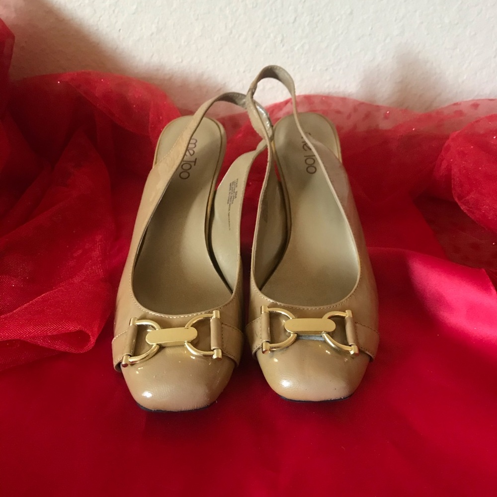 Me Too all patent leather heels 8M